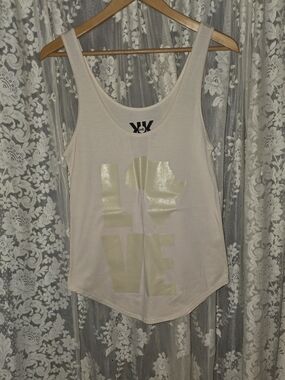 Krochet Kids Tank Top With GLOW IN DARK "LOVE" Graphic